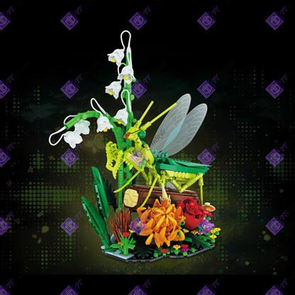 Toy Building Block - Flower & Insects