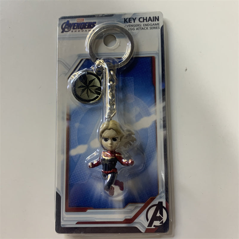 Classic Mickey Series Tassel Keychain And Marvel Egg Attack Keychain Series