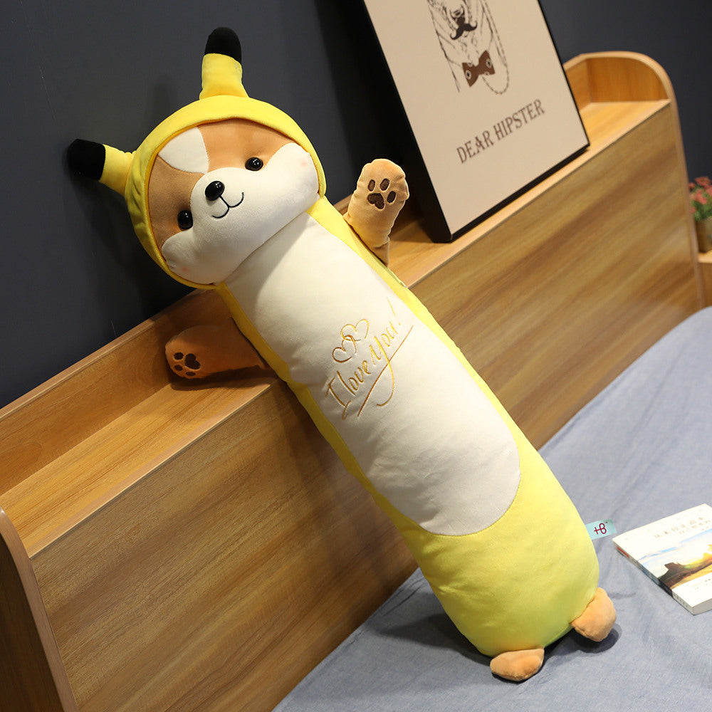 Shiba Inu long sleeping pillow