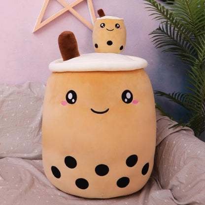 Boba tea with ice-cream design Plush Toys