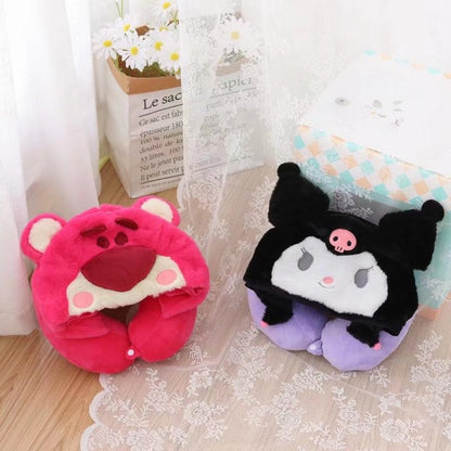 Stitch lotso kuromi winnie neck pillow