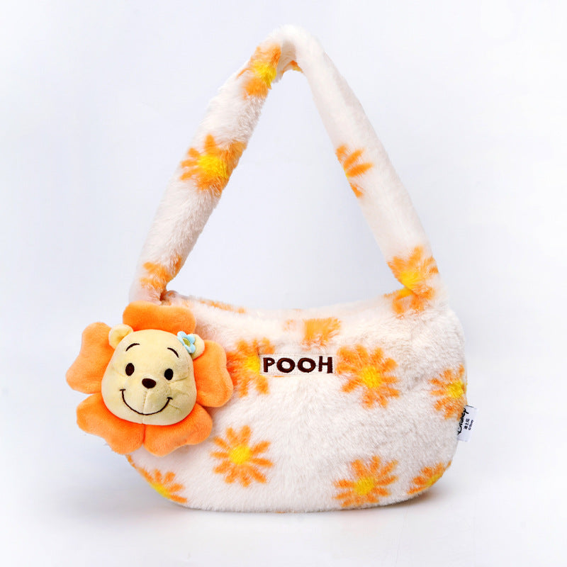 Furry lotso winnie alien hand bag